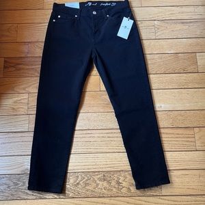 Seven Josefina skinny boyfriend black 27 NWT